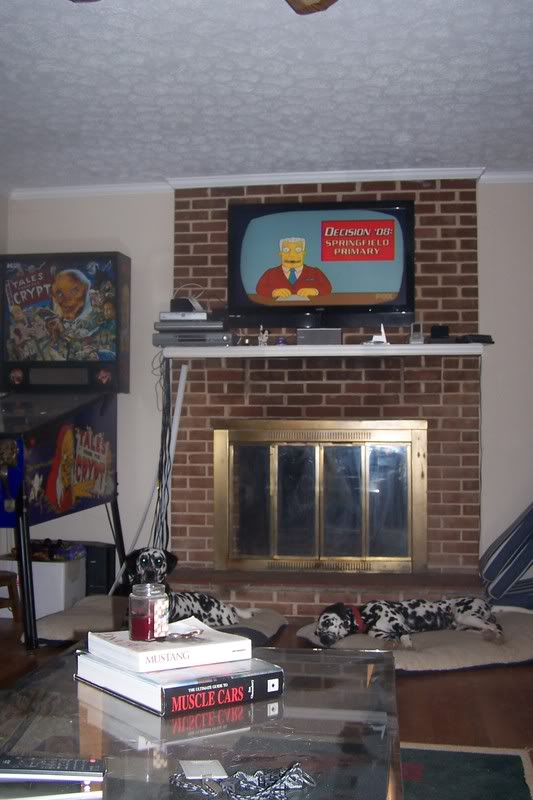 dave's fireplace project before tile