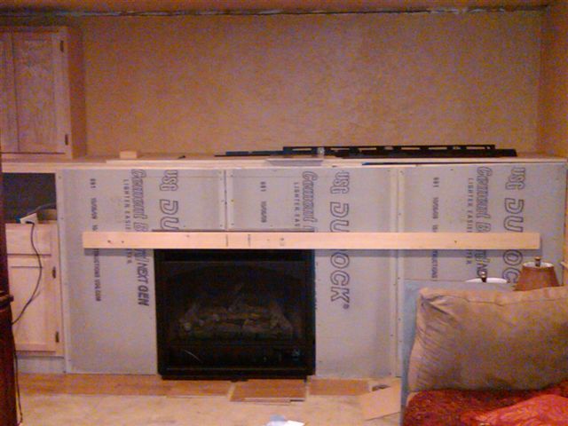 Janet's fireplace project