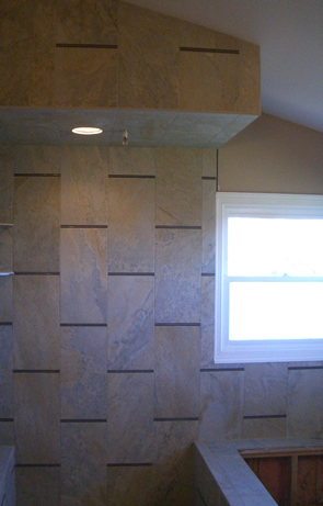 Porcelain and glass tile installation contractor in Windsor, Colorado