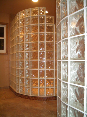 Custom glass block installation Fort Collins, Loveland, Northern Colorado