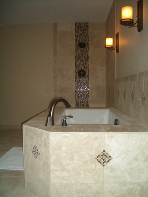 Natural stone and glass tile installation contractor in Fort Collins, Colorado
