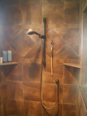 Porcelain tile installation contractor Northern Colorado