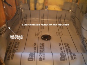 Image of prepared liner