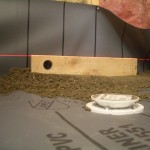 Creating a level perimeter a shower floor Creating a level perimeter a shower floor