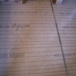 Installed WarmWire Heating Elements