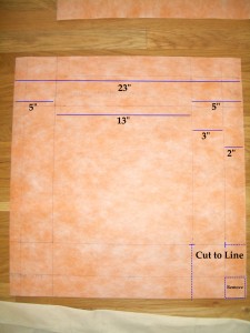 Kerdi marked for shower niche Kerdi marked for shower niche