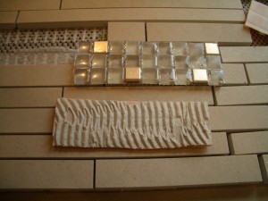 glass mosaic insert with ditra glass mosaic insert with ditra