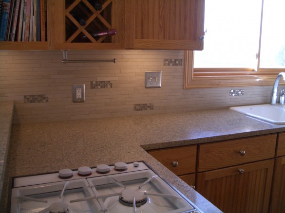 glass mosaic insert with ditra glass mosaic insert with ditra
