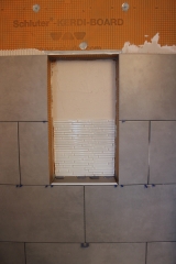mosaic sheet in niche