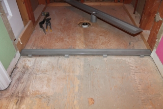 Laticrete linear drain