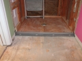 Laticrete linear drain placement