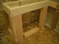 Rectangular shower bench frame6345