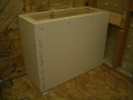 Rectangular shower bench frame6348