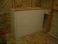 Rectangular shower bench frame6352