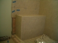Kerdi waterproofed shower bench6372